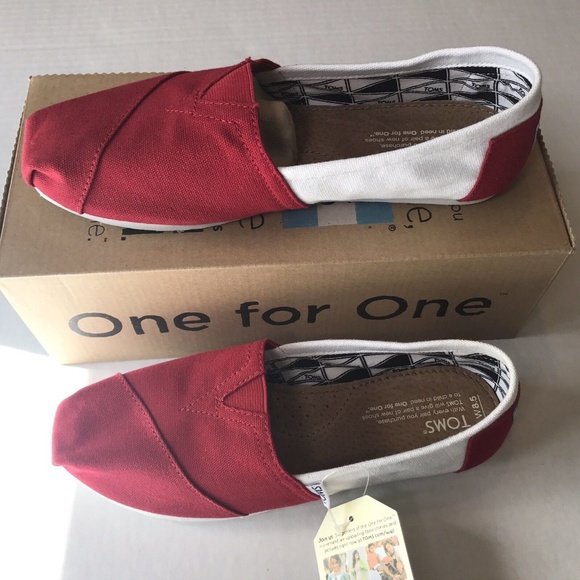 Toms Shoes - Toms Classic Women University Of Oklahoma 8.5 New